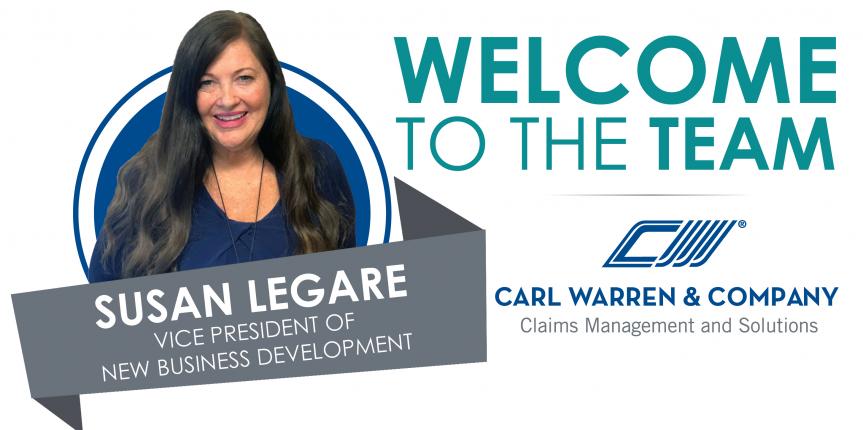 Welcome Susan Legare, Vice President of New Business Development