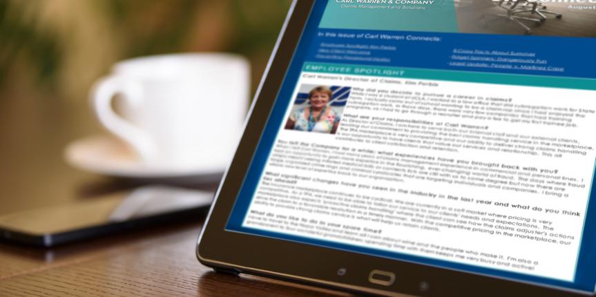 Carl Warren Connects – August 2017 Edition